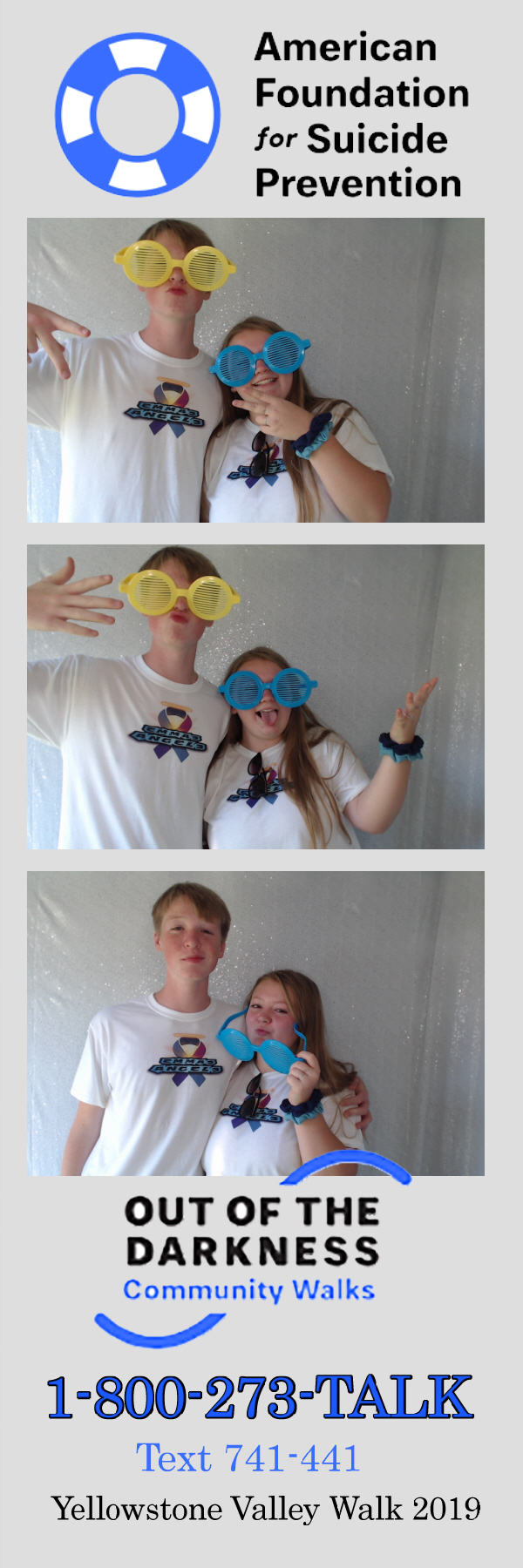 Out of the Darkness Walk 2019 | View more photos from the event at gallery.photoboothbillings.com/u/PhotoBoothBillings/Out-of-the-Darkness-Walk-2019